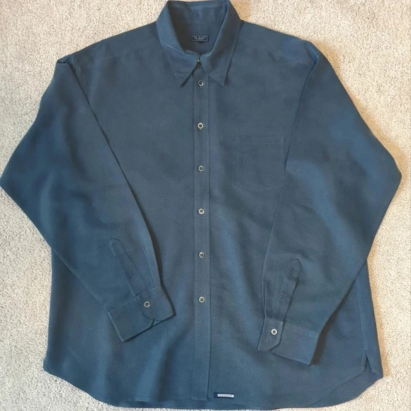 TED BAKER London Men's Size 6 Casual Shirt 60% Polynosic/40% Polyester Button - Picture 1 of 11
